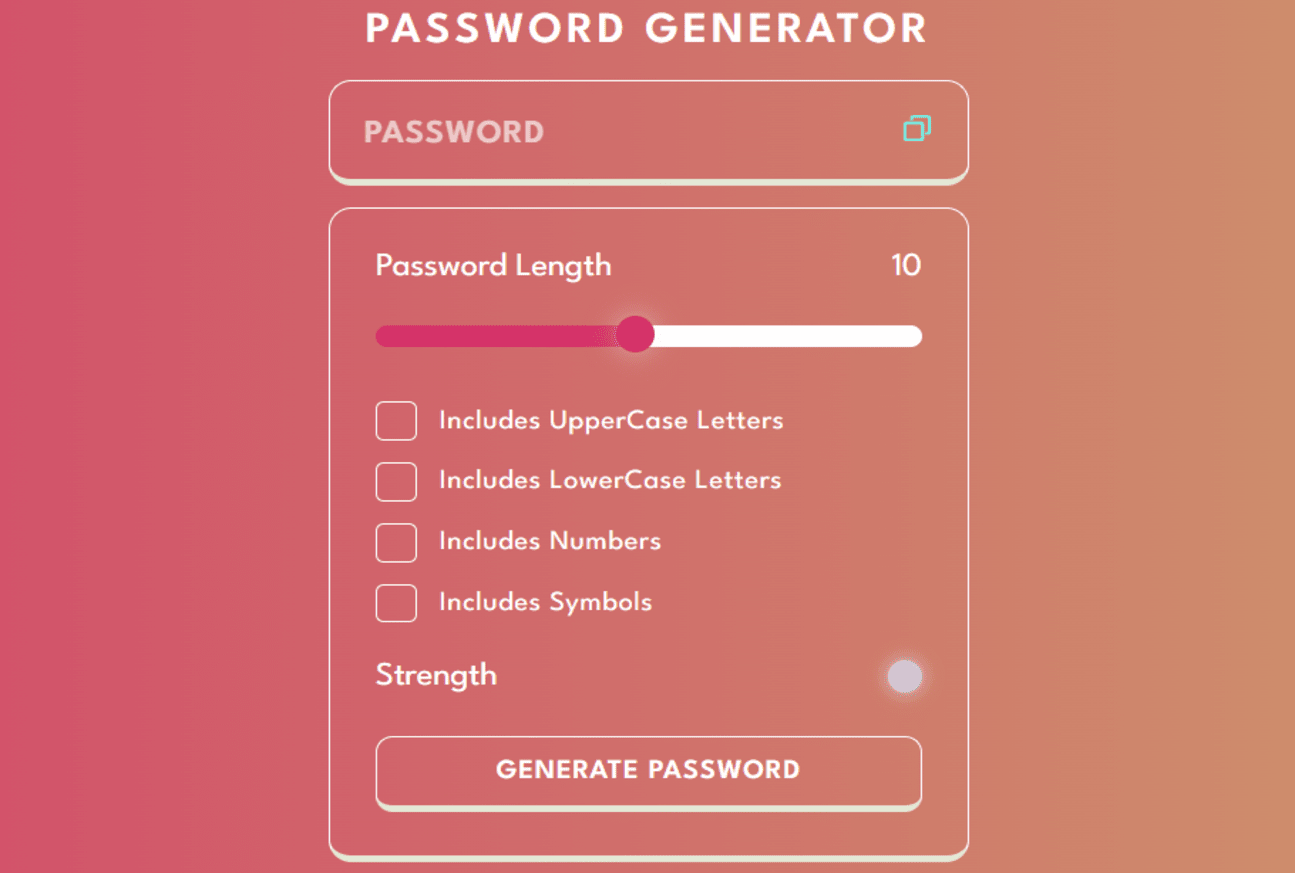 Password Generator